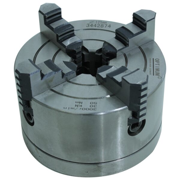 Placa de 4 Castanhas 125mm para Torno 250m – TBAD250