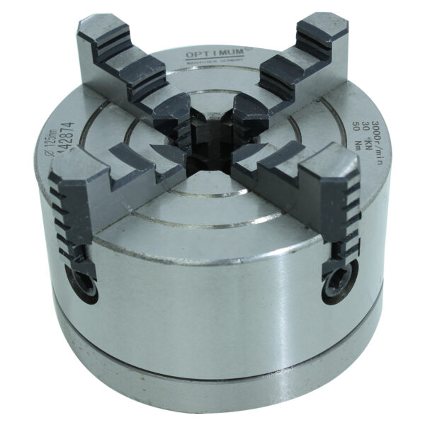 Placa de 4 Castanhas 125mm para Torno de Bancada Engrenado 500 mm 750w 220v 60hz Monofásico – TTBE250