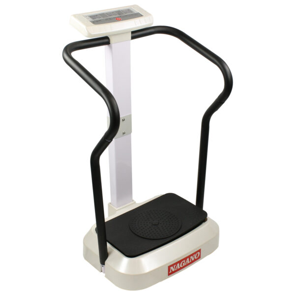 Plataforma Vibratória Elétrica Pilates 500W com Hastes Caixa de Som MP3 – NPV50