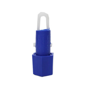 Ponteira hexagonal azul com mola – POHA78