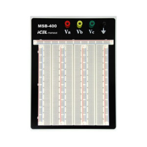 Protoboard 2420 Furos 4 Bornes Base de Alumínio MSB-400
