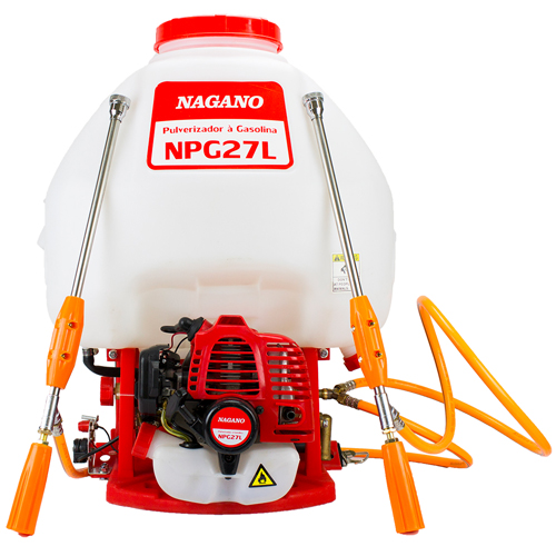 Pulverizador costal a Gasolina 25,6cc 27 Litros 2 lanças – NPG27L