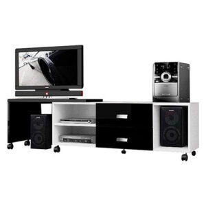 Rack com Gaveta e Base Giratória Para TV até 42