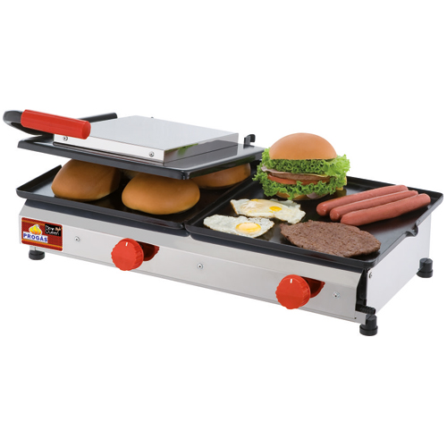 Sanduicheira Dupla a Gás Inox com Prensa – PR-700GN