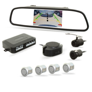 Sensor de Estacionamento com Retrovisor, LCD e Câmera de Ré – H-Tech