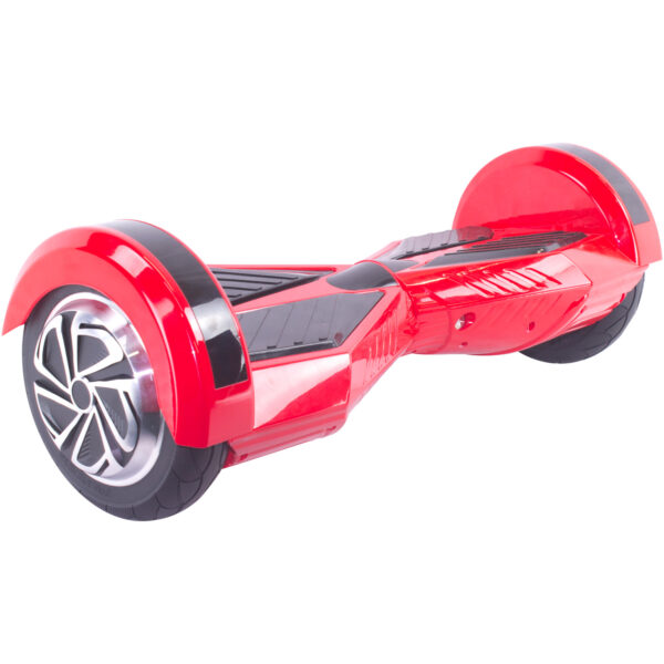 Skate Elétrico Hoverboard 8 Polegadas com Bluetooth Led e Bolsa – Vermelho – THB031
