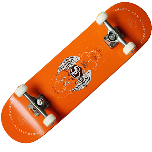 Skate Profissional Sandro Dias – Laranja