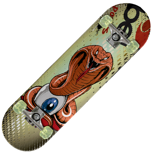 Skate Semi-Profissional para crianças e adolescentes – Cobra – 4018