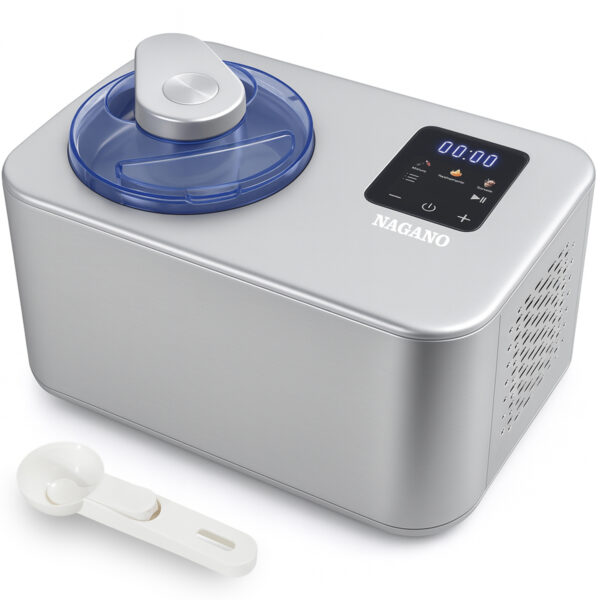 Sorveteira Expressa 1,2L Inox Sorvete Gelato Sorbet Açaí Frozen Yourgut