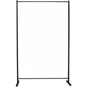 Suporte metálico para cortina de solda com rodizio 1,22 X 1,78 metros
