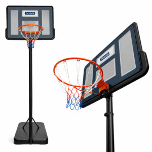 Tabela de Basquete Portátil Móvel Altura Ajustável 1,50 até 3,05 M Aro 45cm