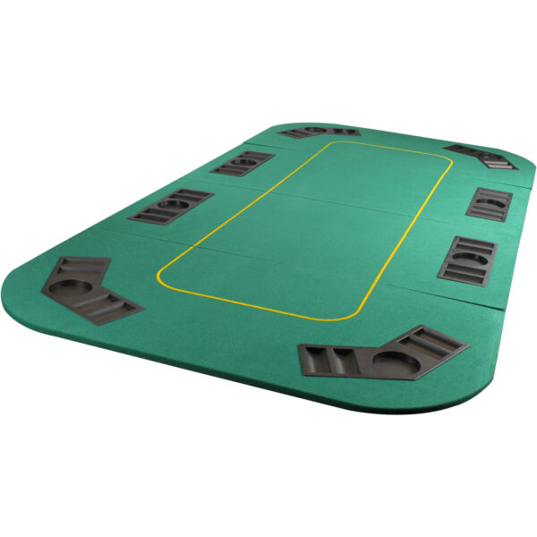 Tampo Mesa de Poker Dobrável 8 Lugares 180×90 cm – TPTT0075