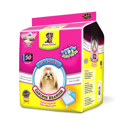 Tapete Higiênico para cachorros – 60X60CM – 50 UNID