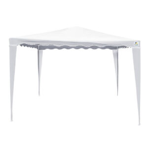 Tenda Gazebo Praia Campo Estrutura Montável Poliéster 2,4 x 2,4 -Branco