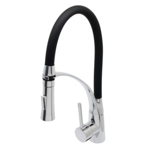 Torneira Gourmet Monocomando Flexível Cozinha Banheiro 1/2 pol Quente e Frio