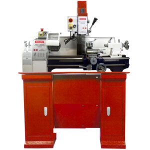 Torno Mecânico com Furadeira fresadora De Bancada Elétrico 250 Mm 220v – NTBAD250
