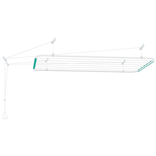 Varal De Teto Mônaco 1,00×0,56m com Kit Reparo p/ Instalação
