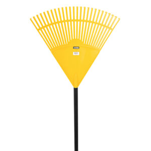 Vassoura Para Jardim Plástica 26 Dentes Metálicos Fixo