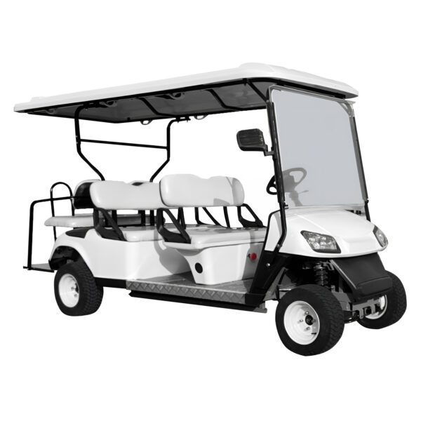 Carrinho de Golfe para Transporte 6 Lugares Elétrico Eficiente